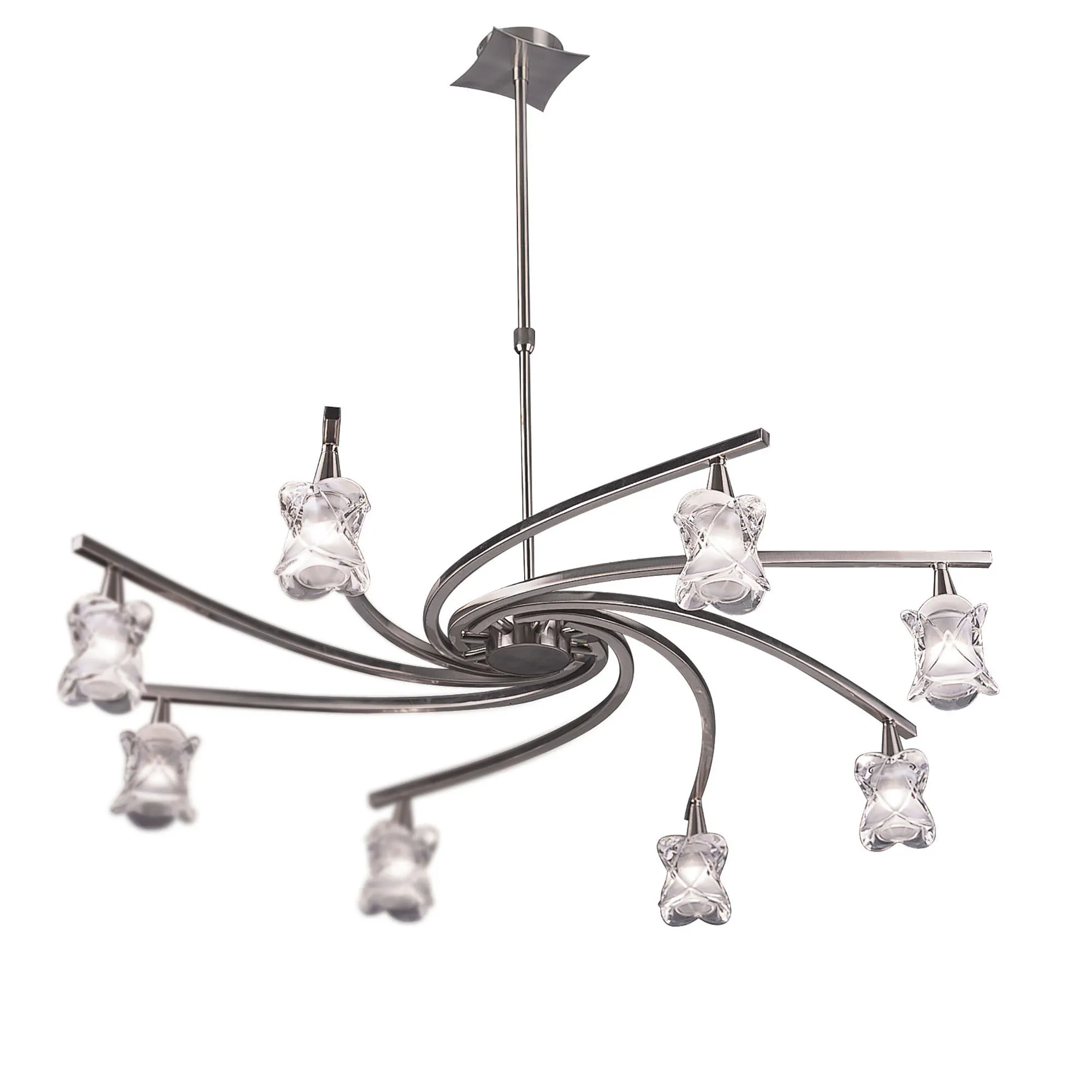 M0032  Rosa Telescopic Pendant 8 Light